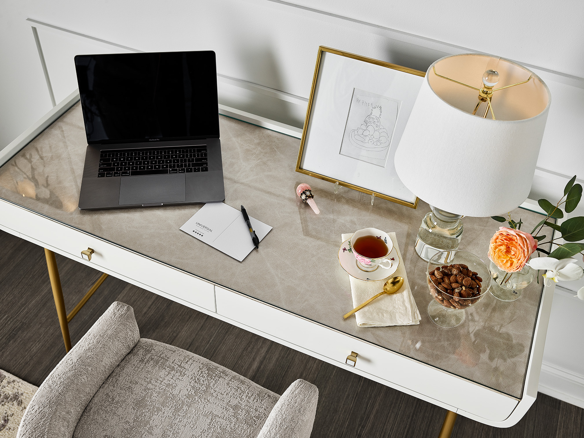 Image of a desk from the Miranda Kerr Home collection