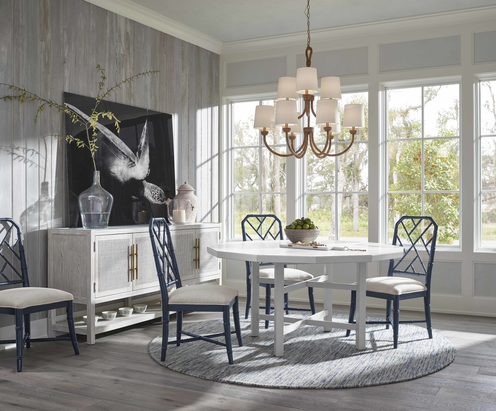 coastal style dining room